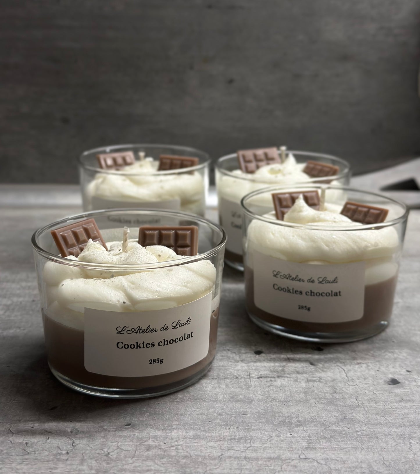 Bougie Cookies Chocolat