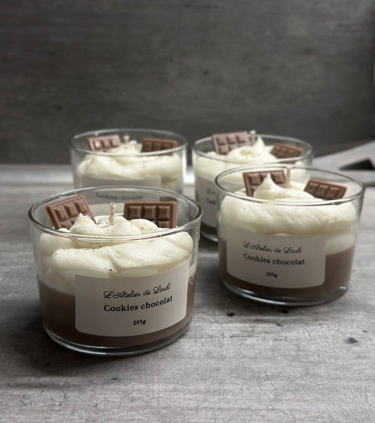 Bougie Cookies Chocolat