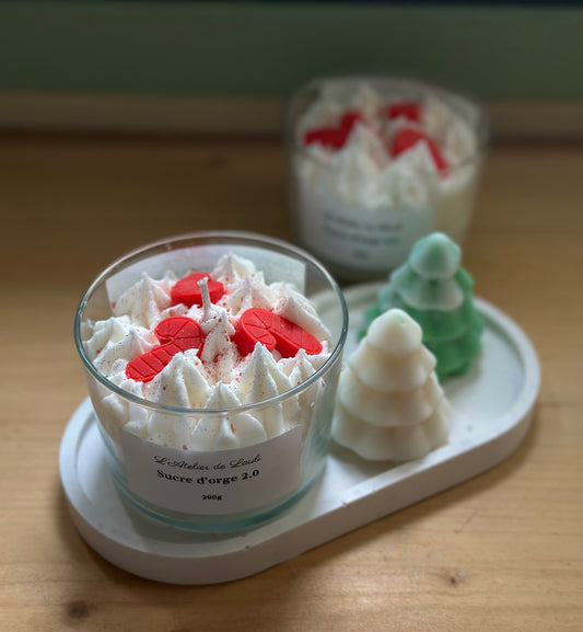 Bougie parfumée sucre d’orge 2.0