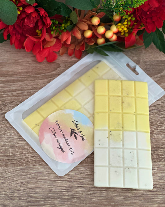 Tablette XXL fondant parfumé Citron meringué